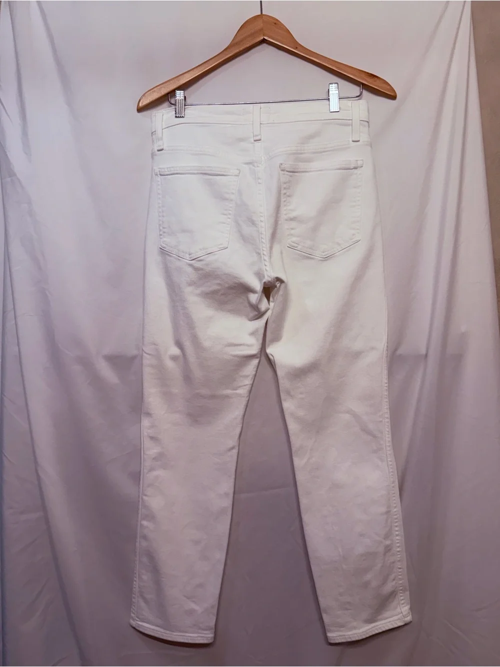 J.Crew Vintage Straight White Denim Jeans